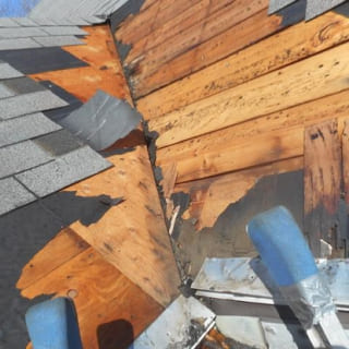 roofing under construction
